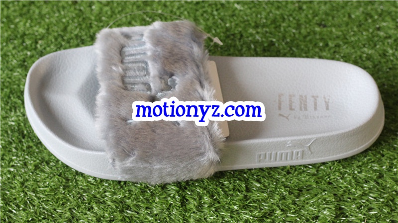 Puma Leadcat Fenty Fur Slide Grey